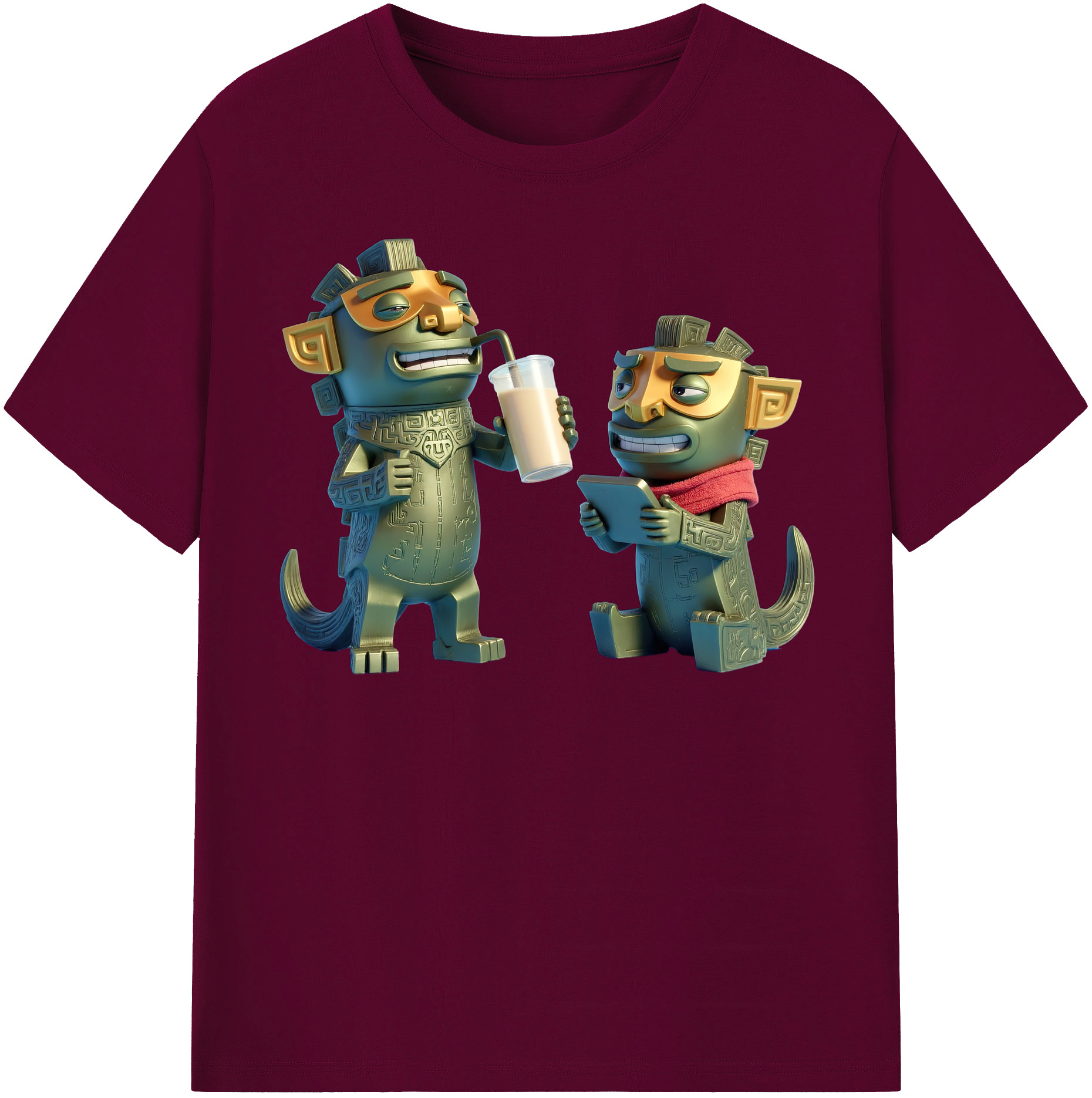 （画像用） Ne Zha 2 ナタ 魔童の大暴れ レディースカジュアルプリントTシャツ（綿100％）